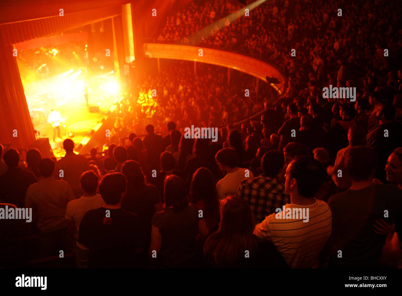 Death Cab For Cutie concerto, Ryman Auditorium di Nashville, Tennessee, Stati Uniti d'America Foto Stock