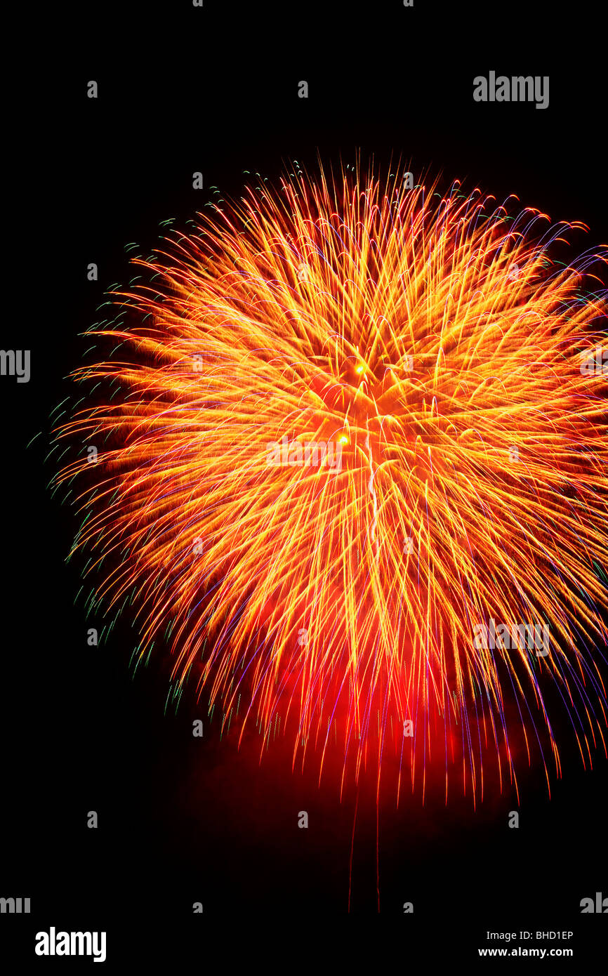 Fuochi d'artificio Foto Stock