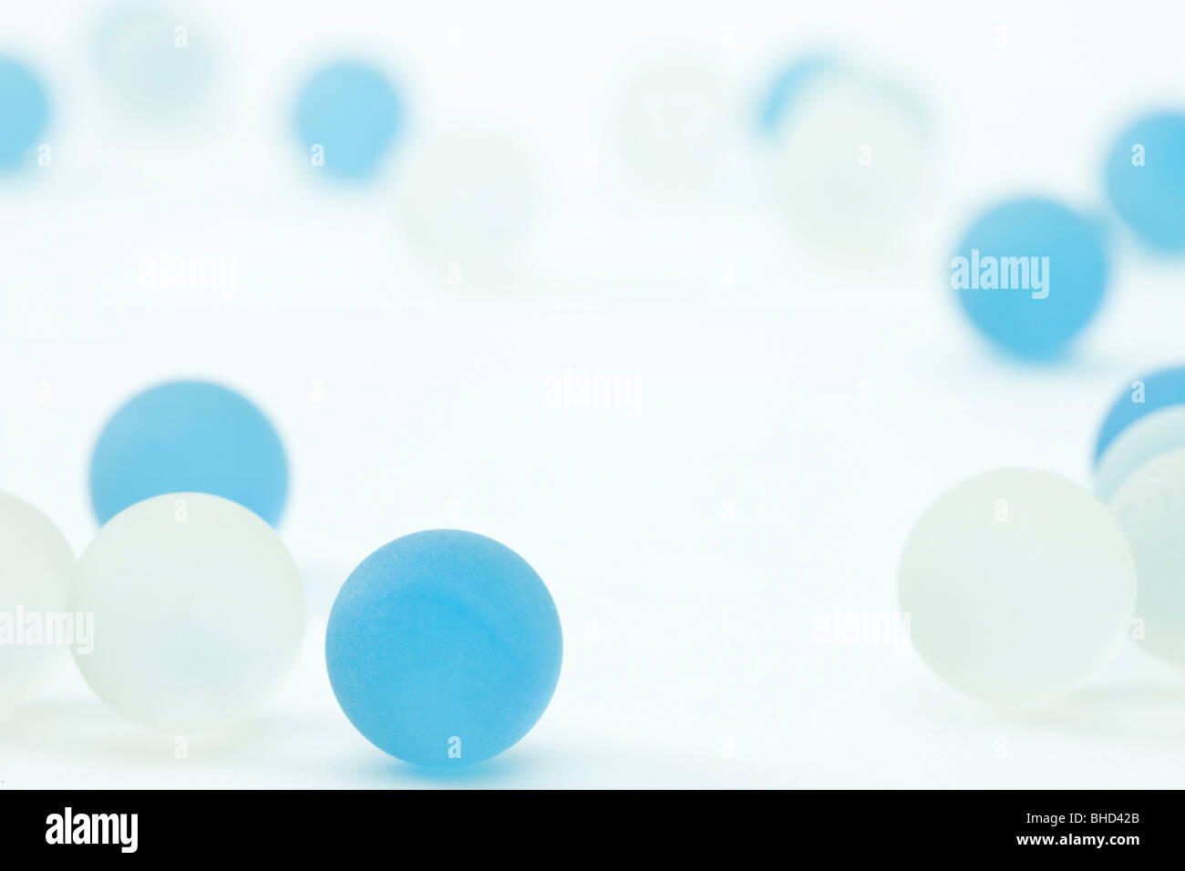 Blu e bianco marmi Foto Stock