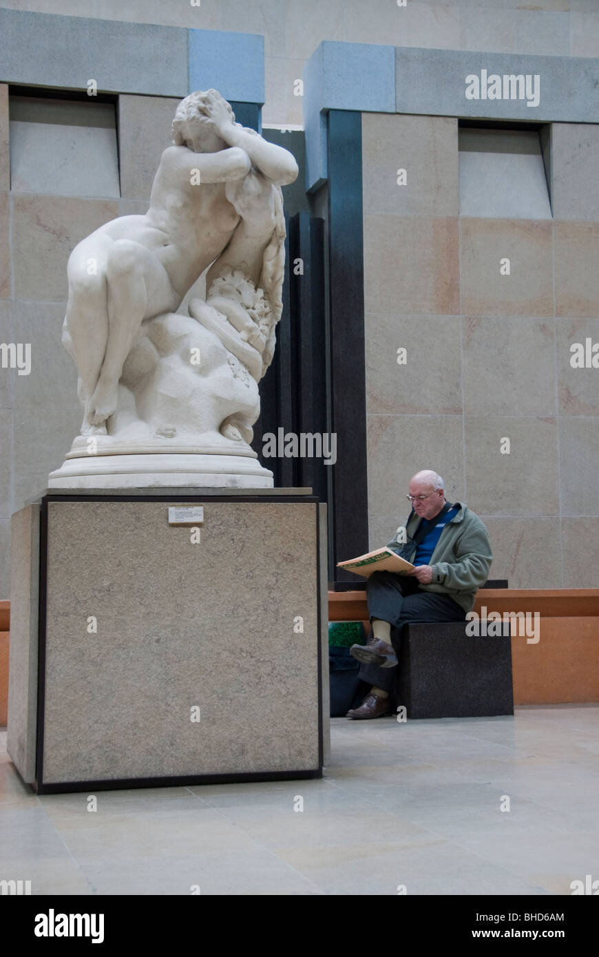 Parigi, Francia, Monumenti francesi, Museo d'Arte, Musée d'Orsay, Collezione di scultura francese del XIX secolo, alto museo d'arte Foto Stock