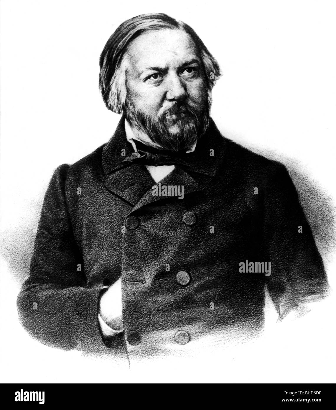 Glinka, Michail Iwanowitsch, 1.6.1804 - 15.2.1857, compositore russo, litografia anonima, Foto Stock