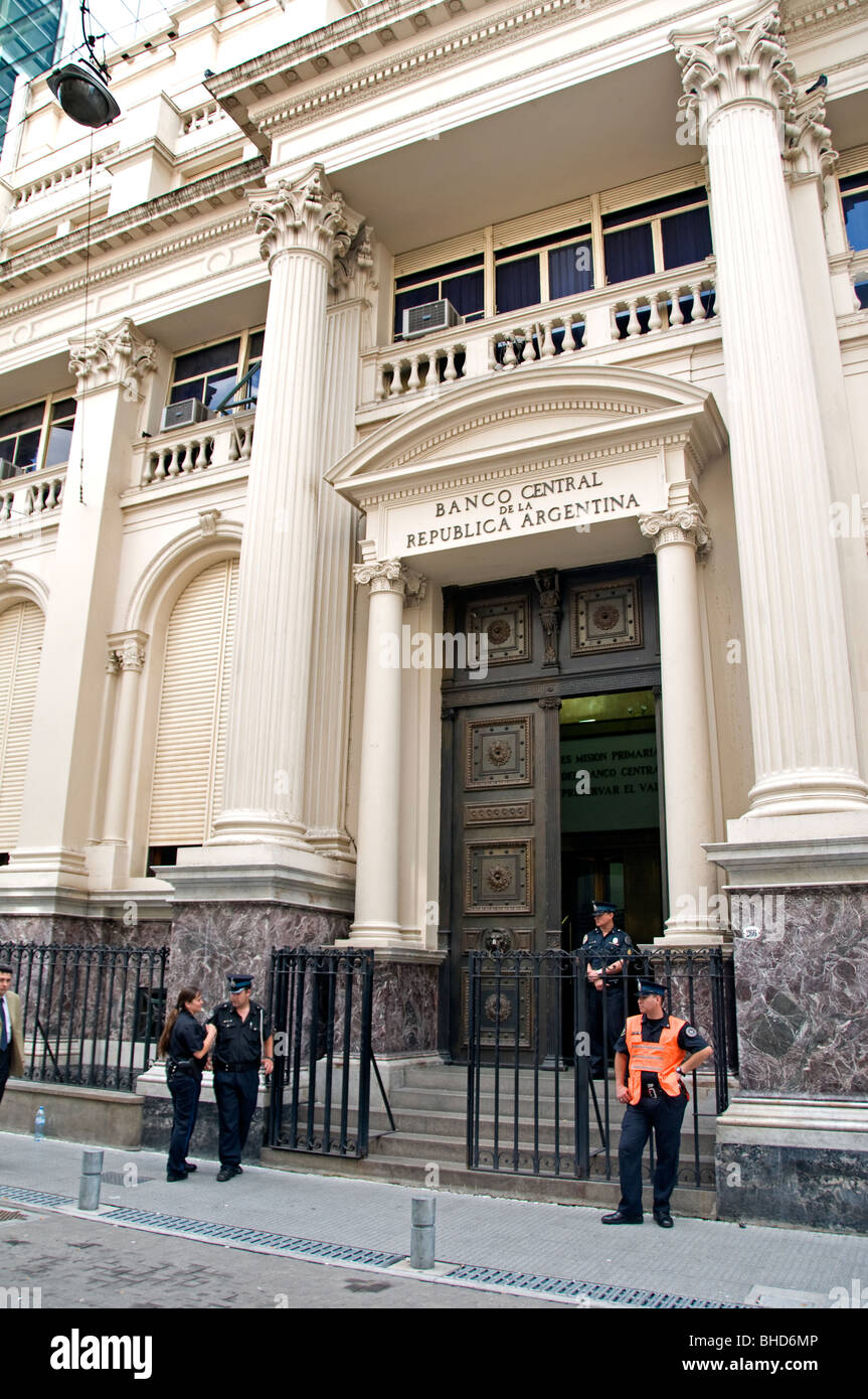 Buenos Aires banca centrale nazionale argentina del Banco Central de la Republica Argentina Foto Stock
