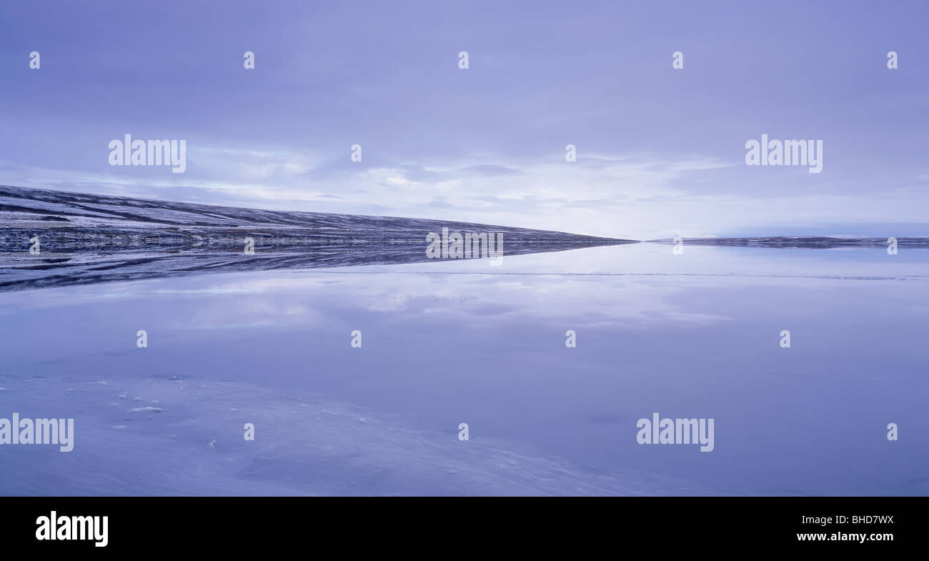 Lago Masvatn, Islanda Foto Stock