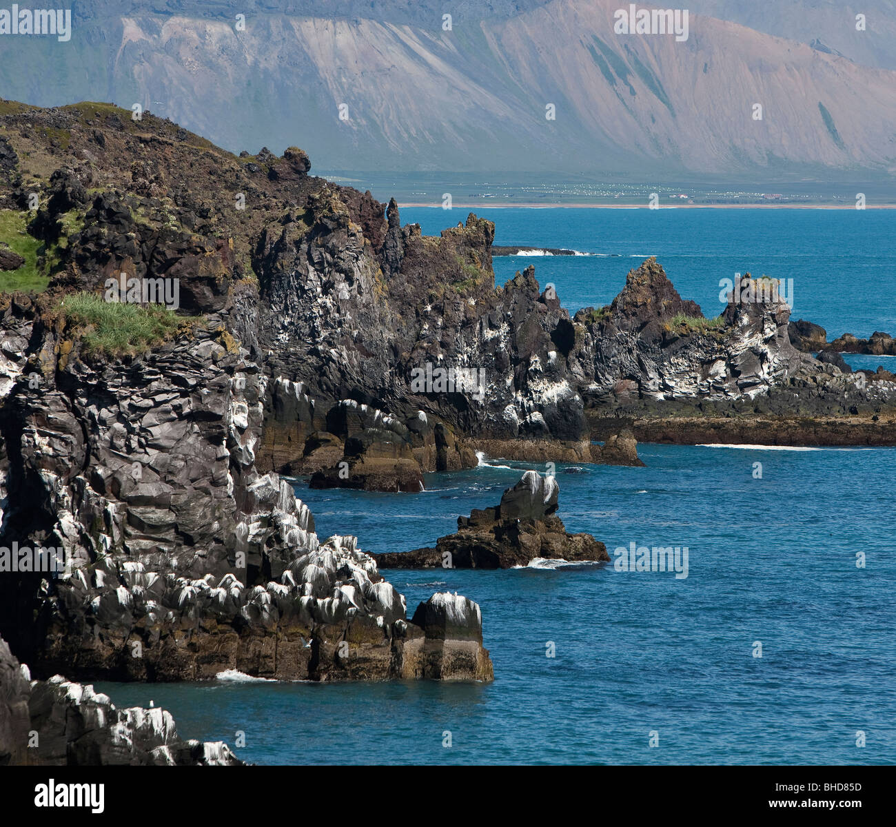 Arnarstapi, Snaefellsnes peninsula, Islanda Foto Stock