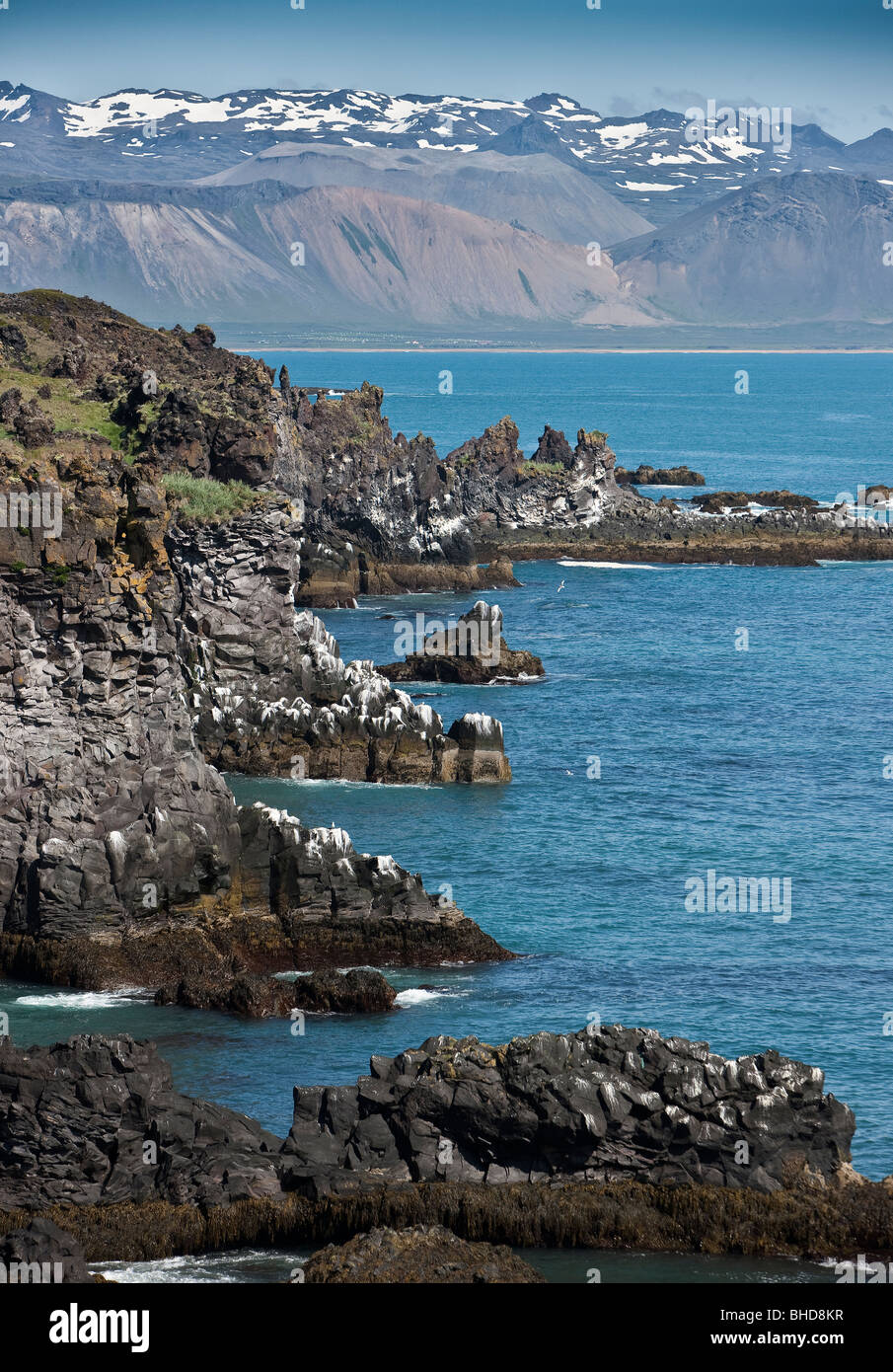 Arnarstapi, Snaefellsnes peninsula, Islanda Foto Stock