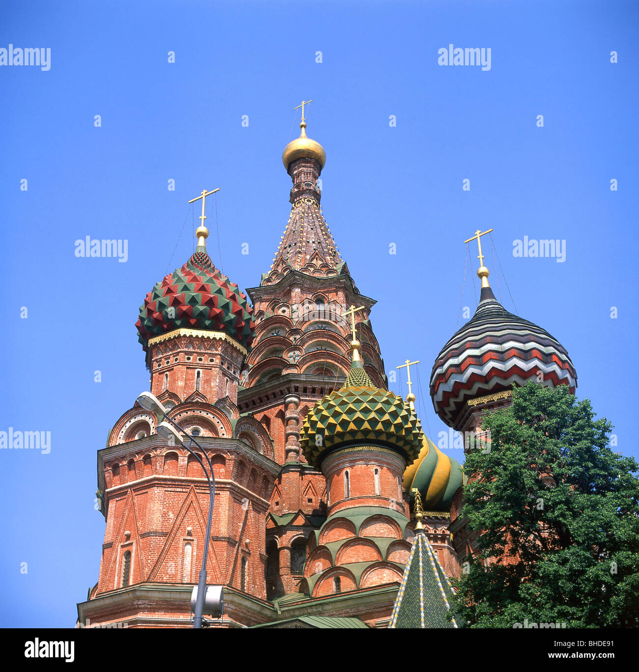Cattedrale di San Basilio, Piazza Rossa, Mosca, Distretto Centrale, Russia Foto Stock