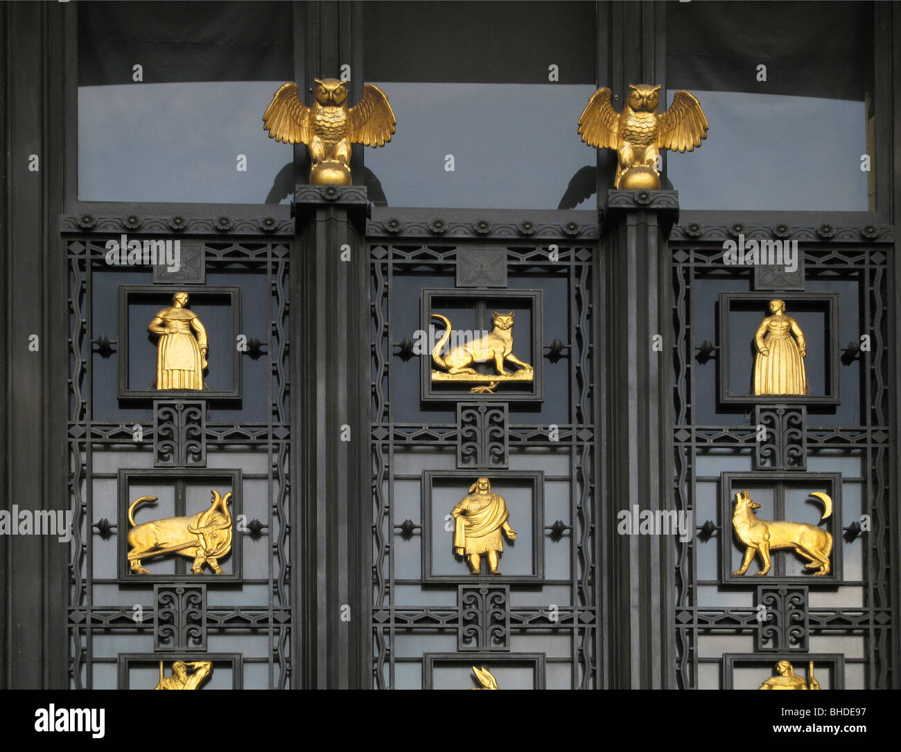 Brooklyn Biblioteca Pubblica di New York City Foto Stock