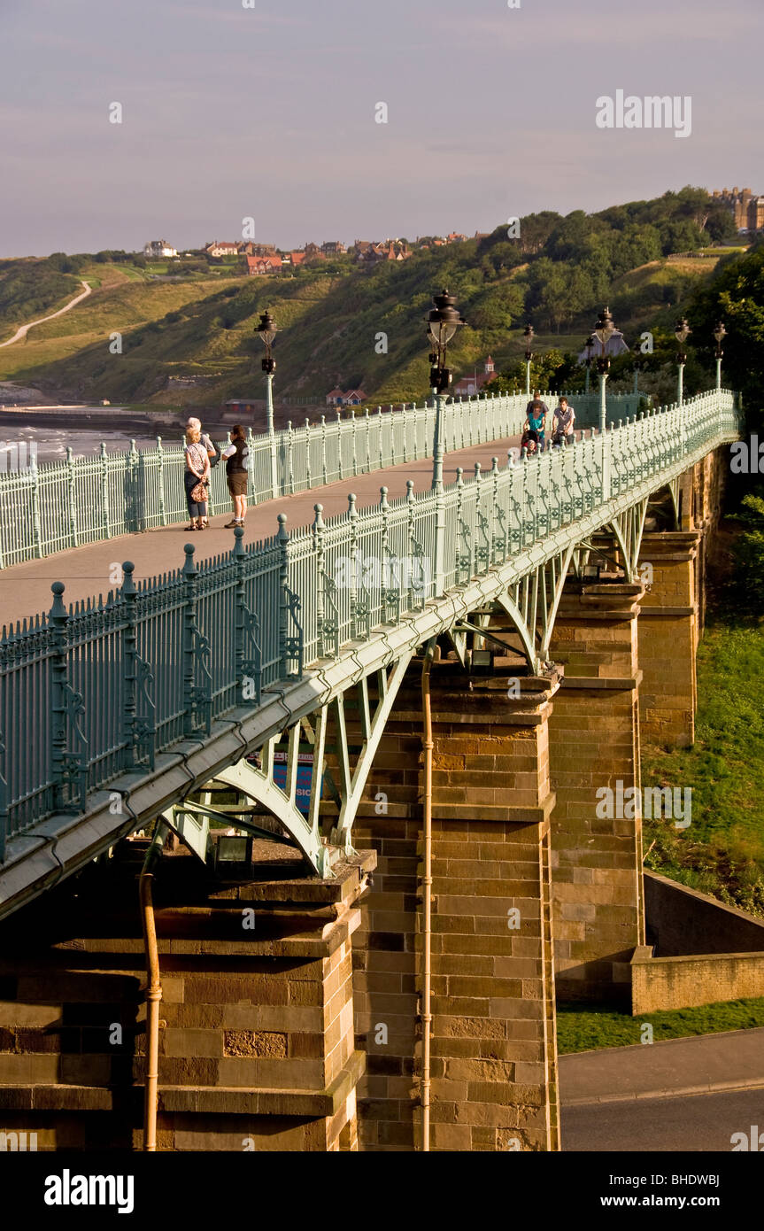 Ponte Spa, Scarborough, Regno Unito Foto Stock