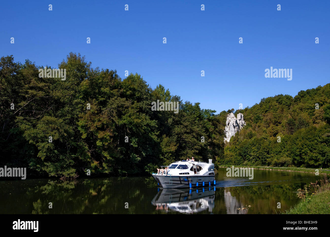 Dipartimento Yonne (89): 'Canal du Nivernais' Foto Stock