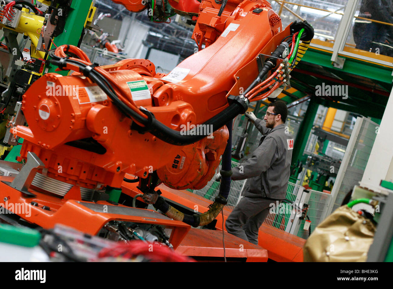 Blainville Sur Orne (14) : Renault Trucks fabbricazione Foto Stock