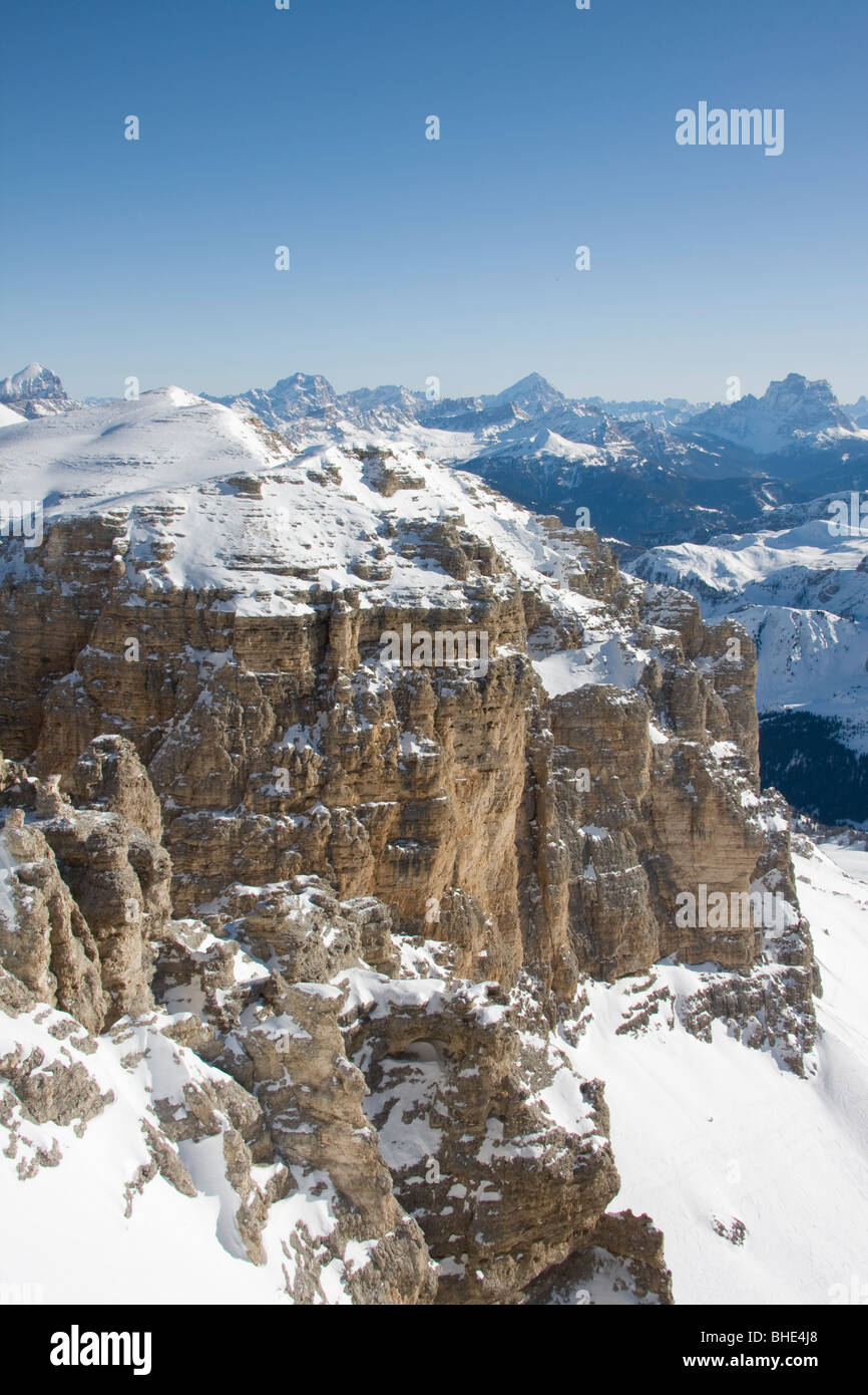 Gruppo del Sella, Arabba, Dolomiti, veneto, Italia Foto Stock