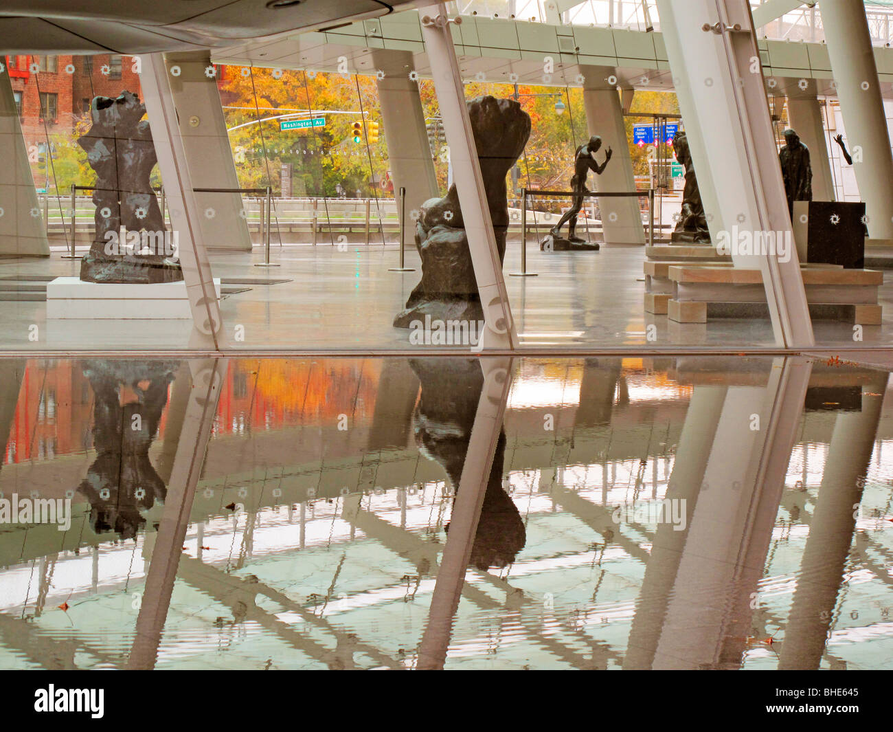 Interior Brooklyn Museum di New York City Foto Stock