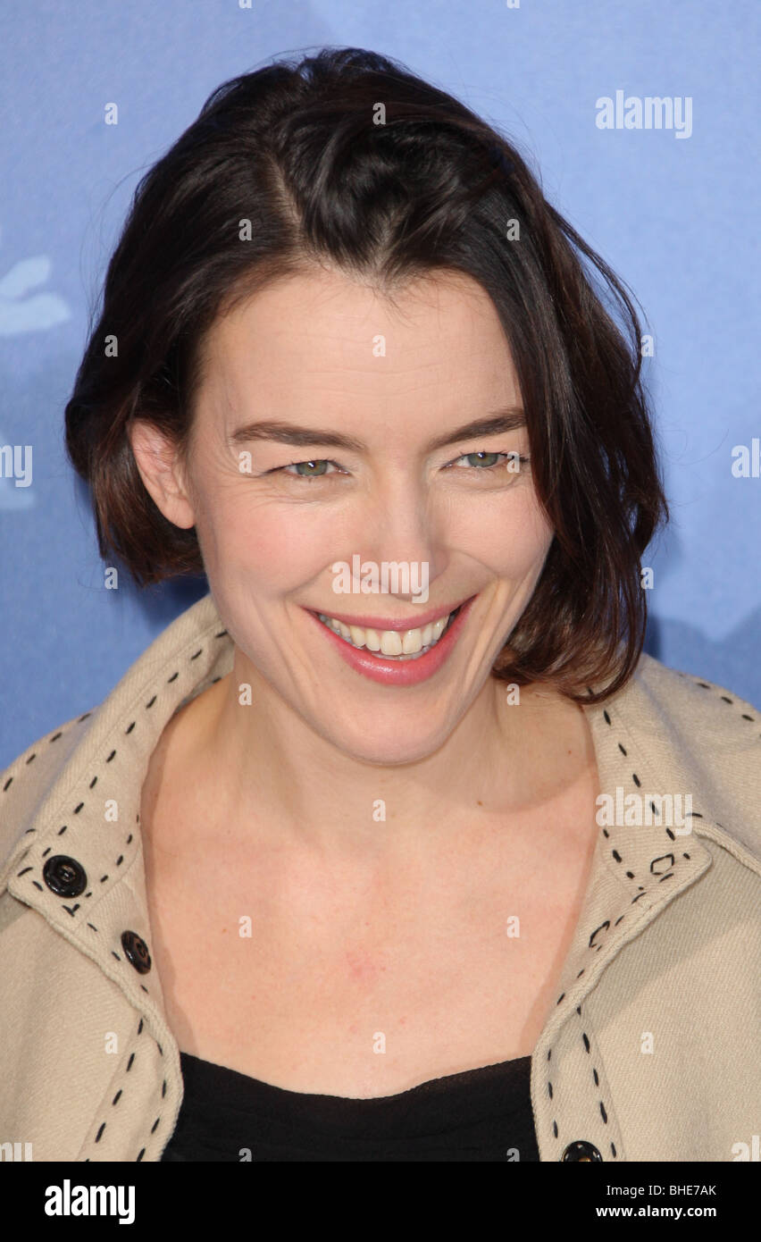 OLIVIA WILLIAMS IL GHOST WRITER PHOTOCALL IL FESTIVAL DEL CINEMA DI BERLINO 2010 IL GRAND HYATT POTSDAMER PLATZ BERLINO GERMANIA 12 febr Foto Stock