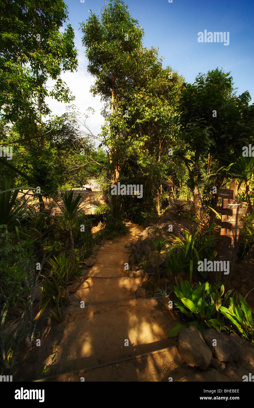 Ecovillage Nam Lik. Laos Foto Stock