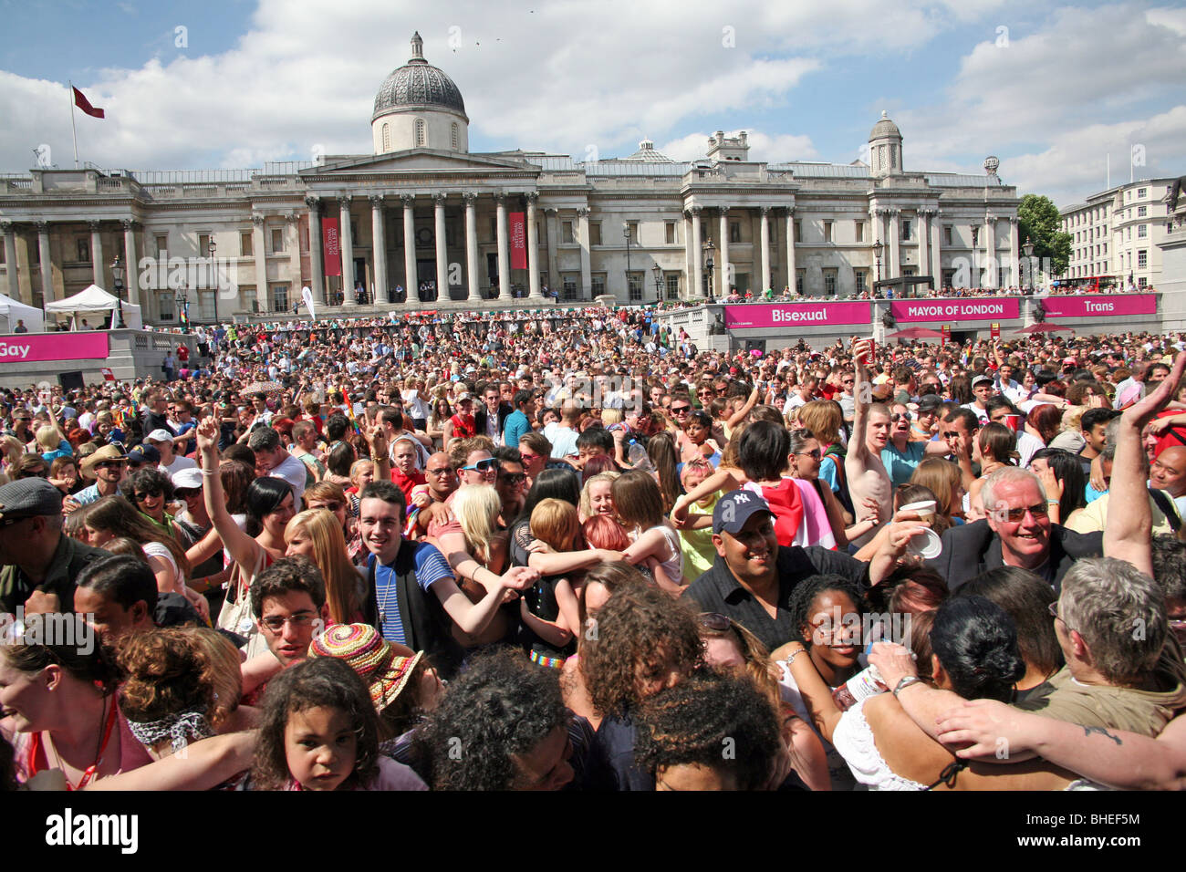 Gay Pride Parade 2009 a Londra Foto Stock