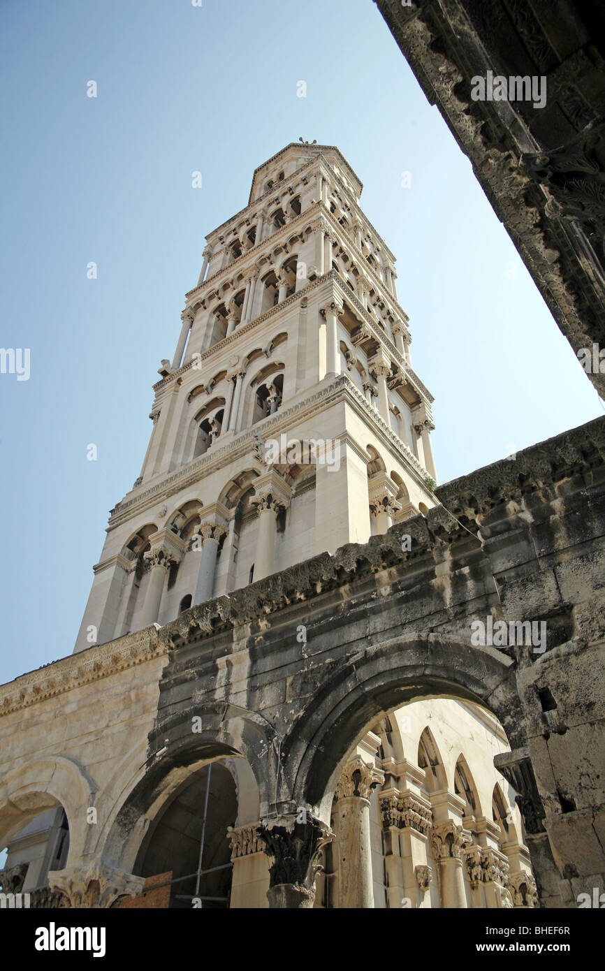 Il Palazzo di Diocleziano a Split, Croazia Foto Stock