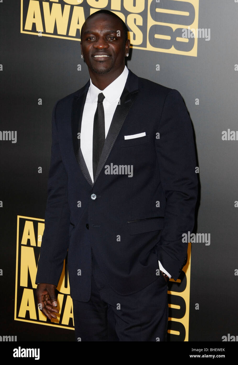 AKON 2008 American Music Awards DOWNTOWN LOS ANGELES CA USA 23 Novembre 2008 Foto Stock