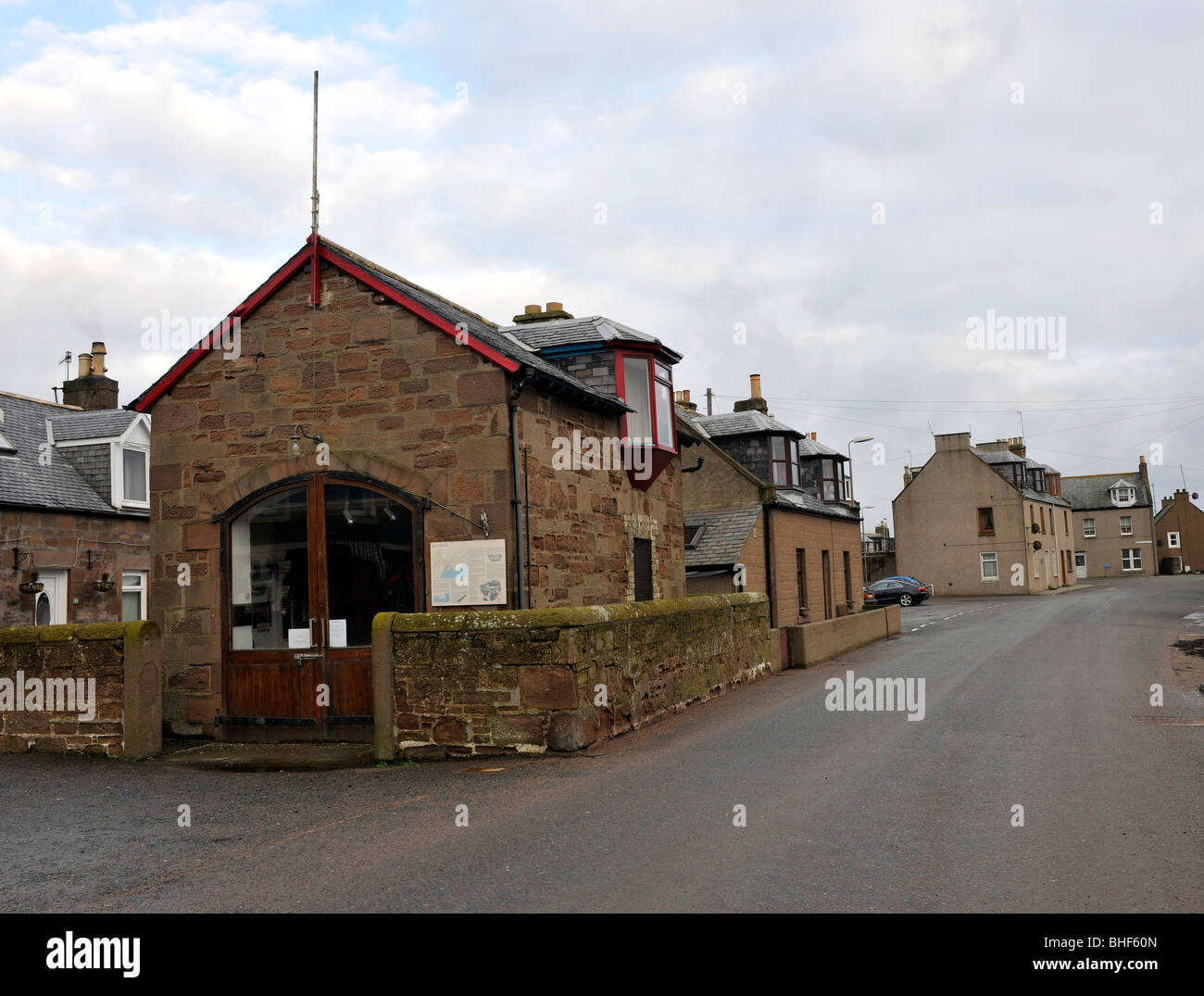 Maggie legge Museo Marittimo, Gourdon, Aberdeenshire, Scotland, Regno Unito Foto Stock