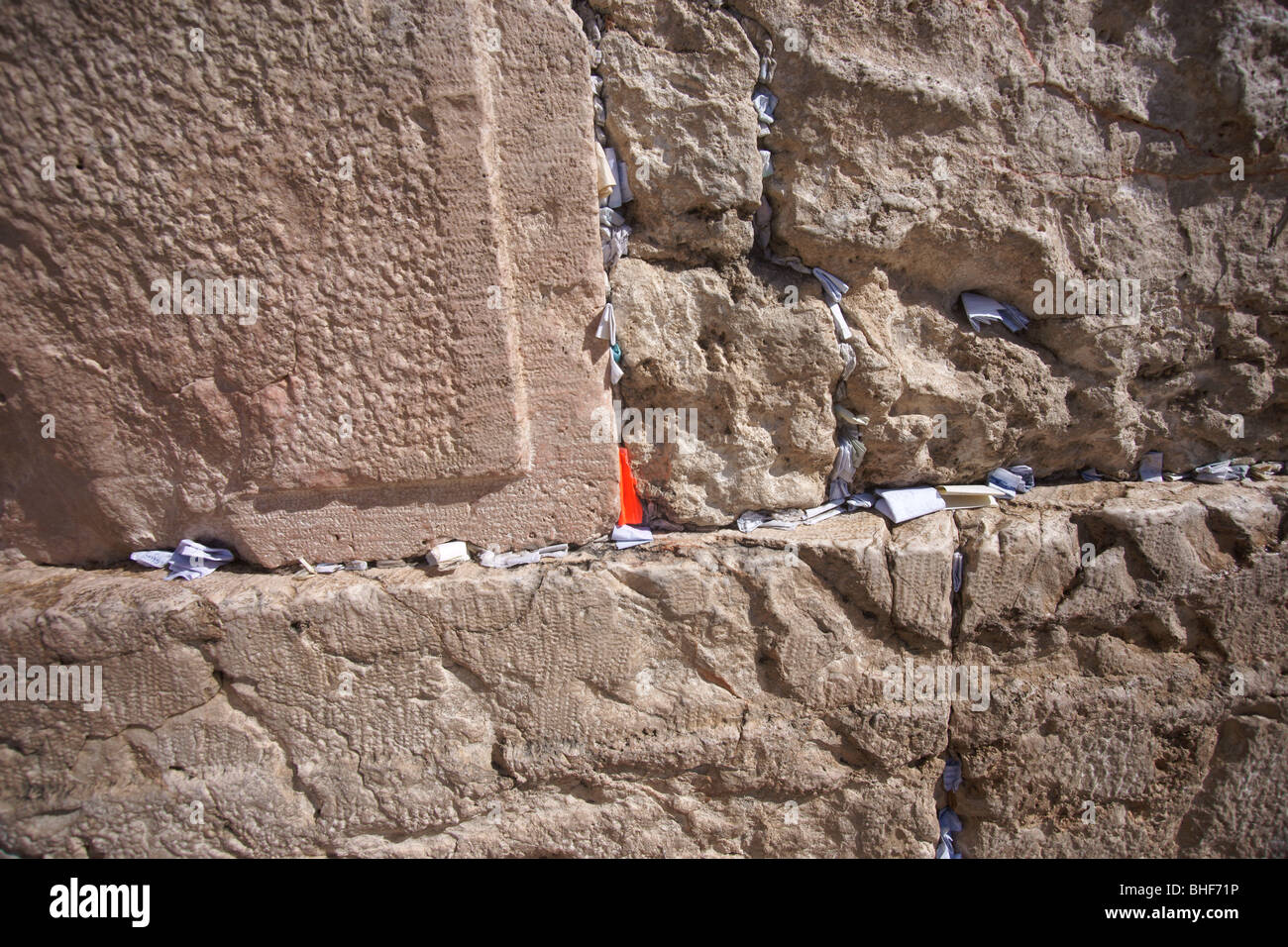 Pioggia in Gerusalemme,parete occidentale Foto Stock