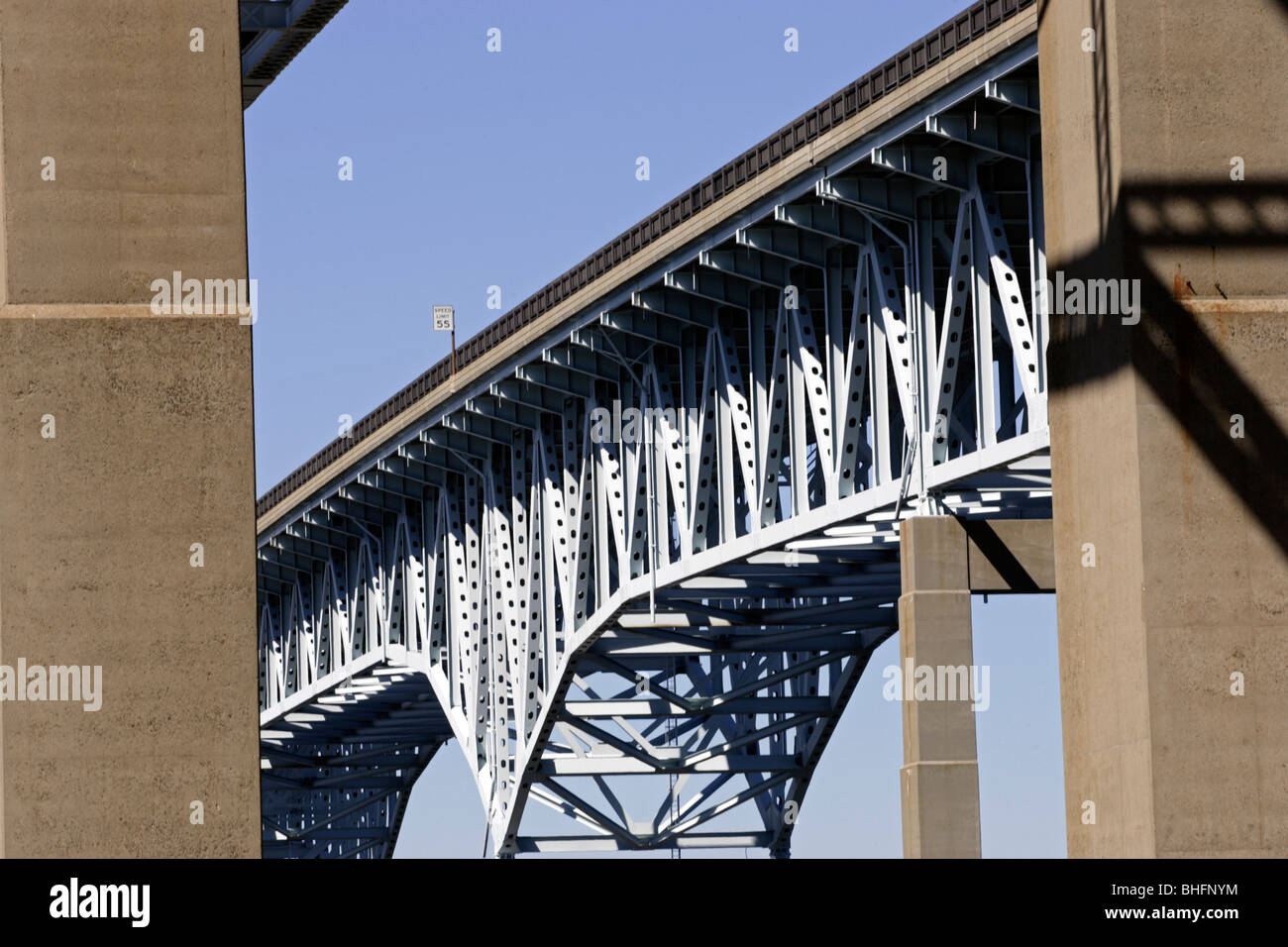 Interstate 95 Bridge Foto Stock