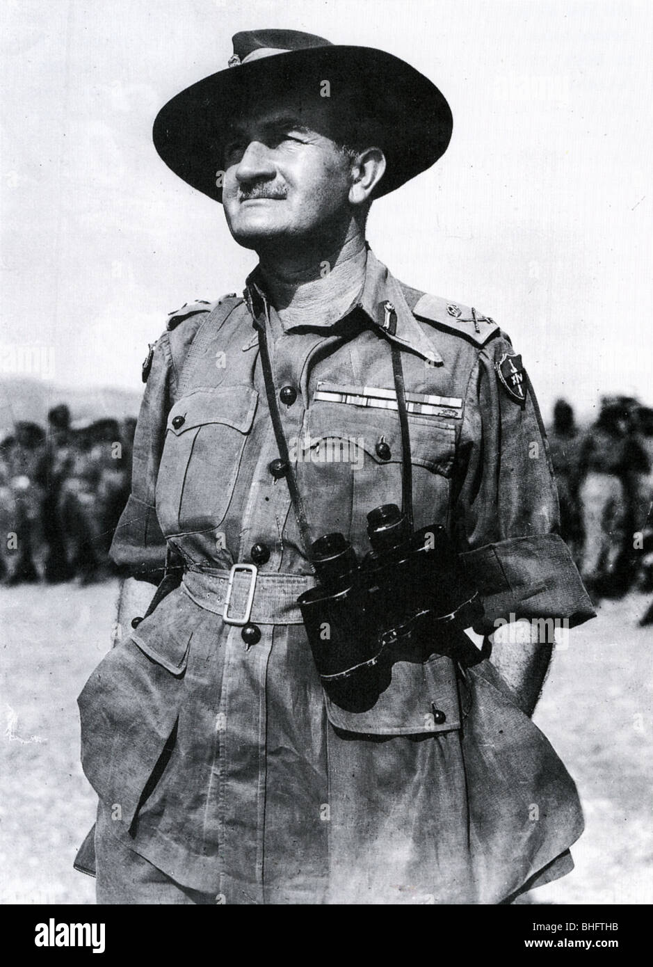 Il visconte WILLIAM SLIM - soldato inglese (1891-1970) come comandante britannico della quattordicesima armata in Birmania nel 1943 Foto Stock