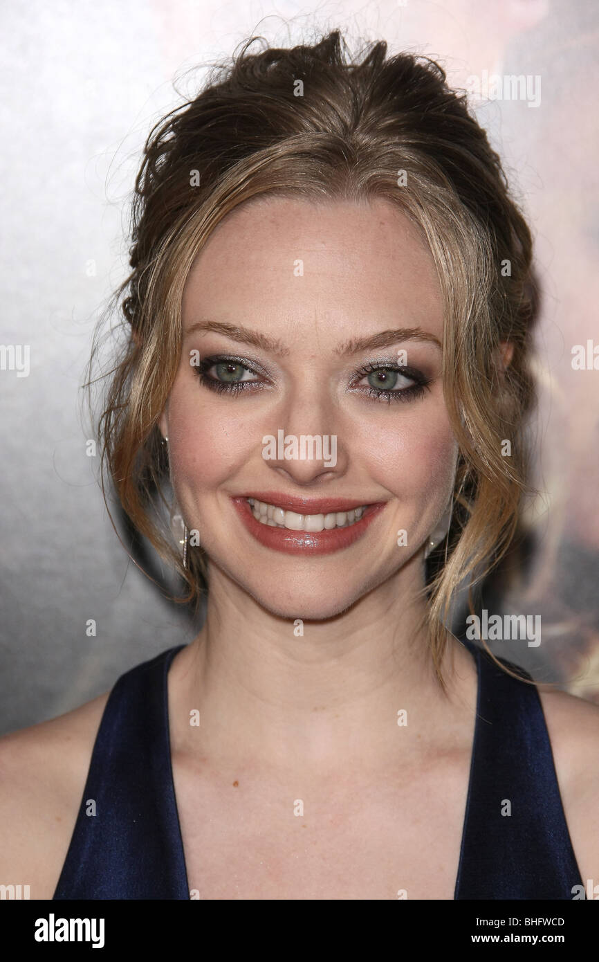 AMANDA SEYFRIED Caro Giovanni PREMIERE MONDIALE HOLLYWOOD Los Angeles CA USA 01 febbraio 2010 Foto Stock