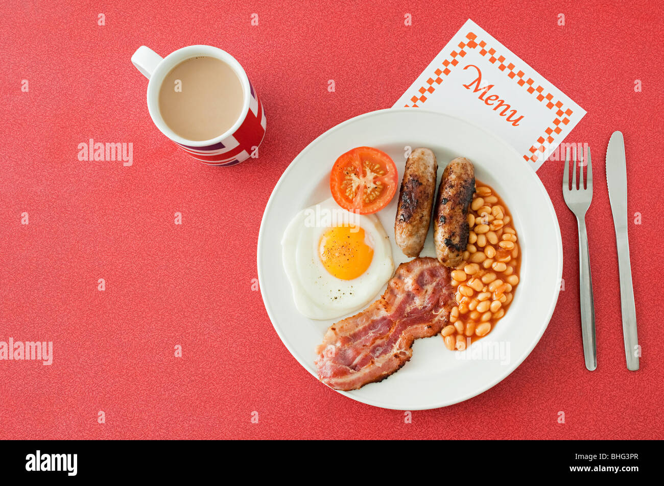 Prima colazione inglese Foto Stock