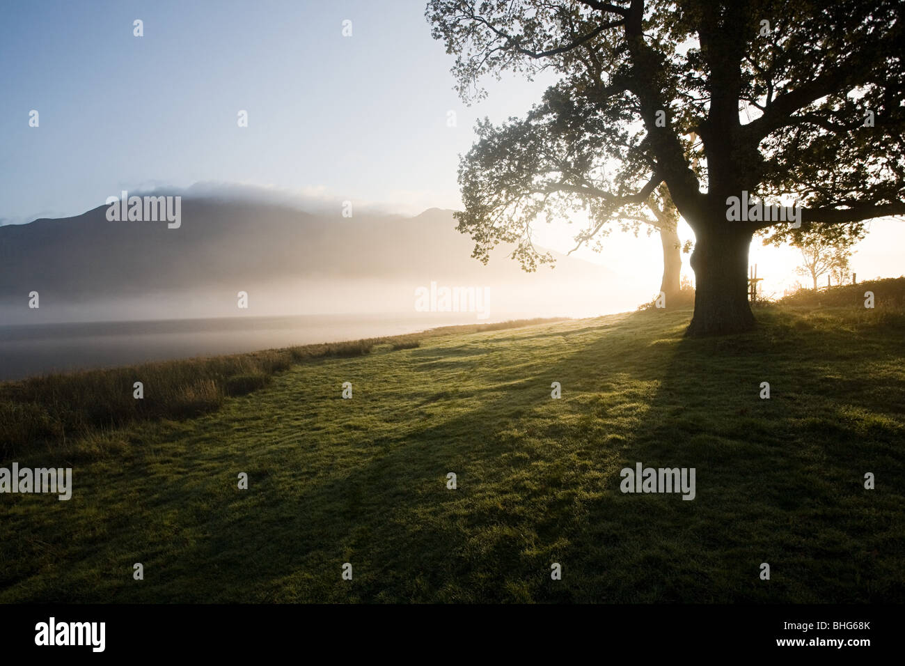 Bassenthwaite Lake, Lake District, Cumbria, Inghilterra Foto Stock