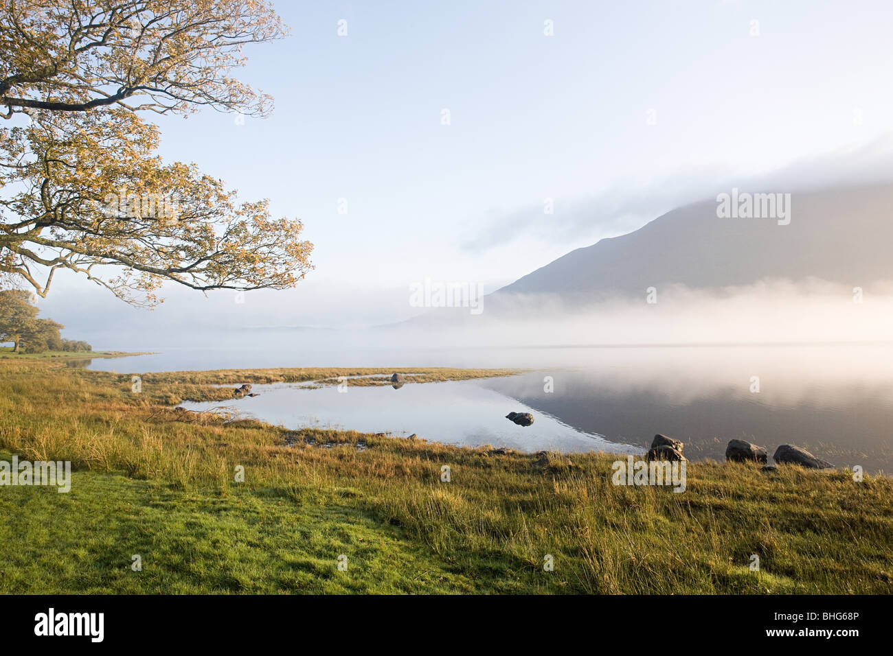 Bassenthwaite Lake, Lake District, Cumbria, Inghilterra Foto Stock