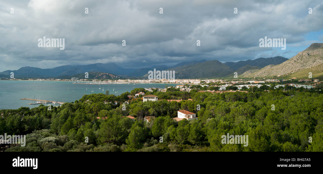 Mallorca Port de Pollenca Foto Stock