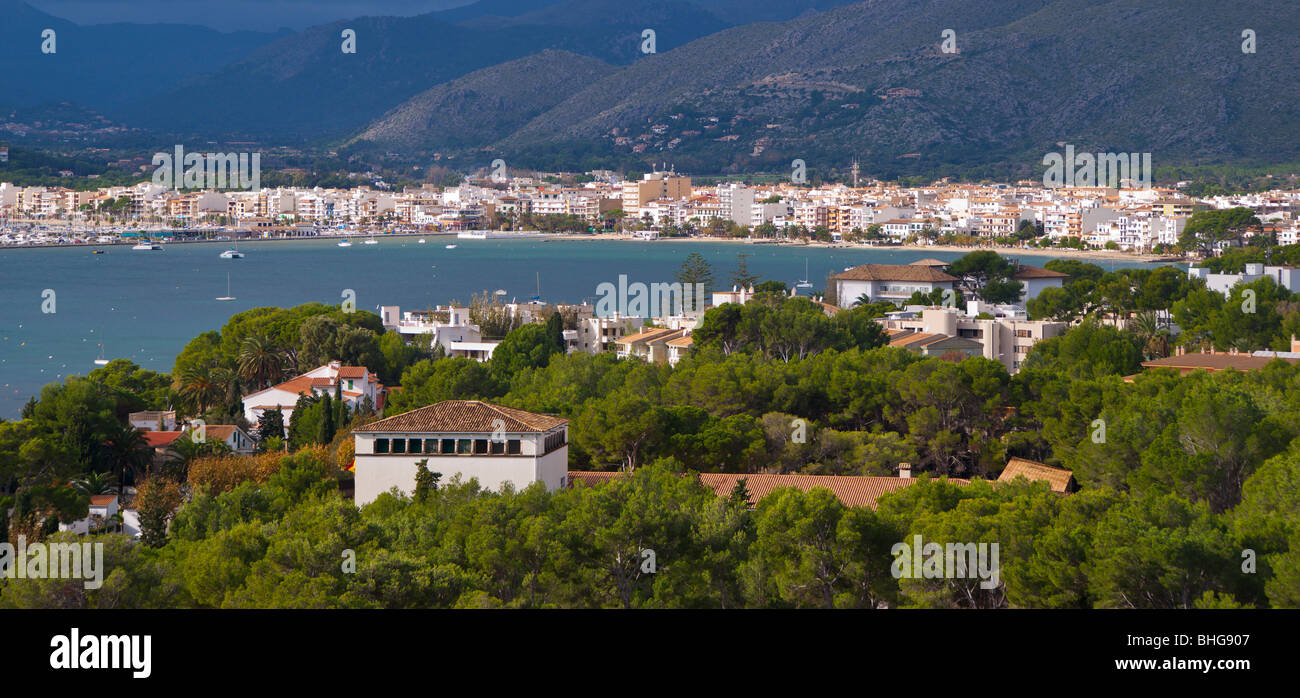Mallorca Port de Pollenca Foto Stock