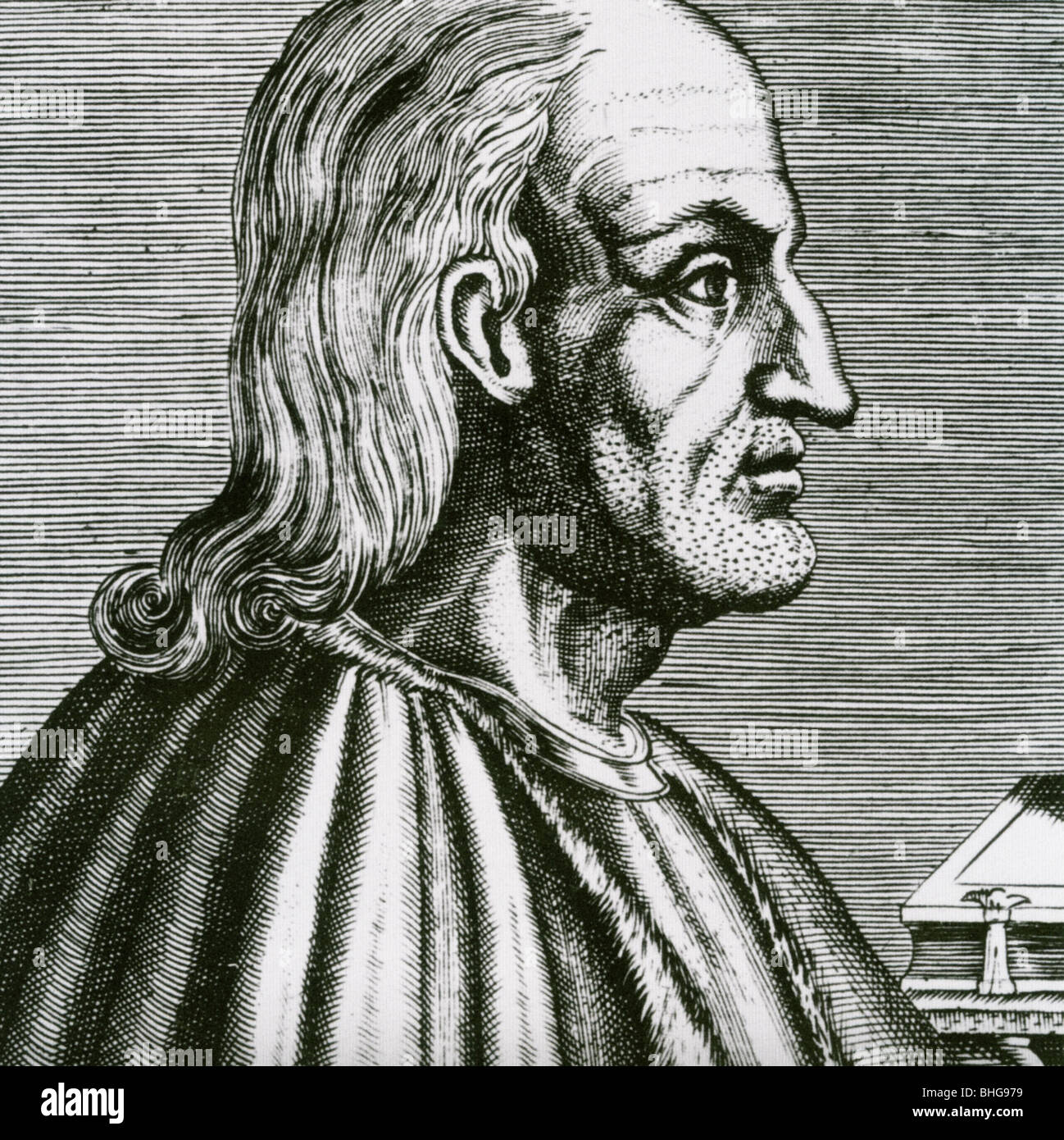 Sant Anselmo - Italiano teologo e filosofo (1033-1109) Foto Stock