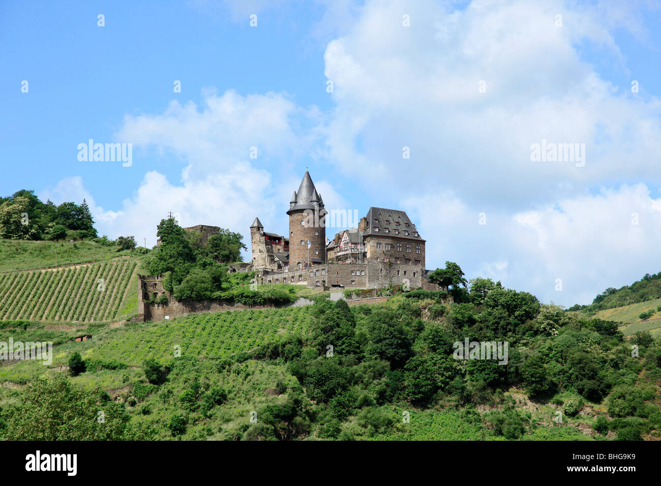 Castello tedesco su una collina Foto Stock