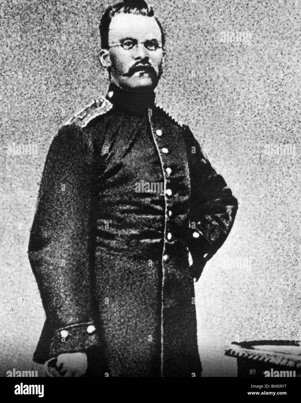 FRIEDRICH NIETZSCHE - filosofo tedesco (1844-1900) Foto Stock