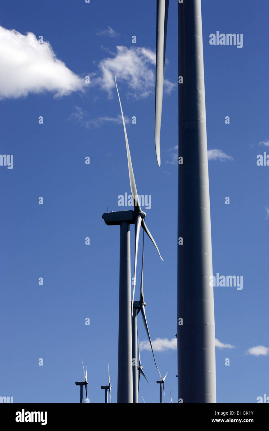 Turbina eolica Mars Hill Aroostook County Maine USA New England Foto Stock