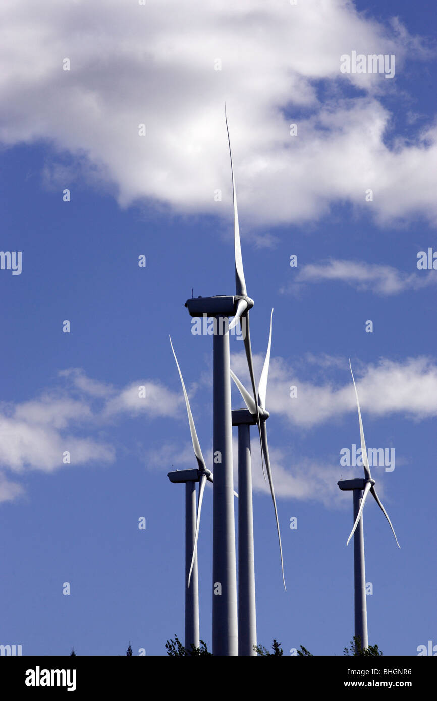 Turbina eolica Mars Hill Aroostook County Maine USA New England Foto Stock