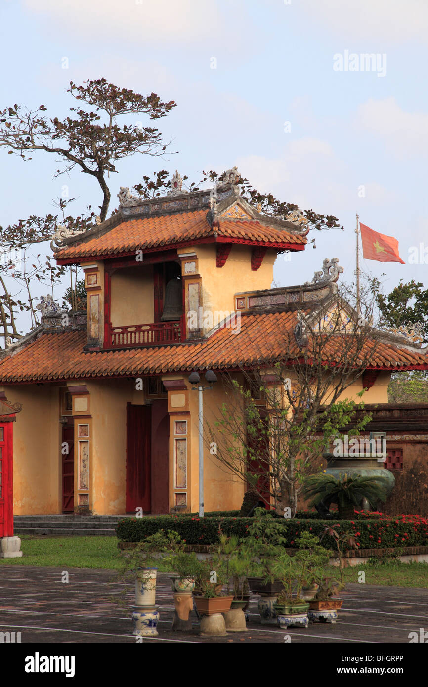 Il Vietnam, tonalità, Cittadella, Enclosure imperiale, il composto Mieu, diritto casa, Foto Stock