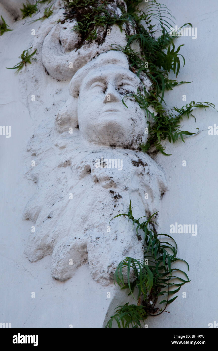 Cimitero di Vigan Bas-Relief scultura Foto Stock