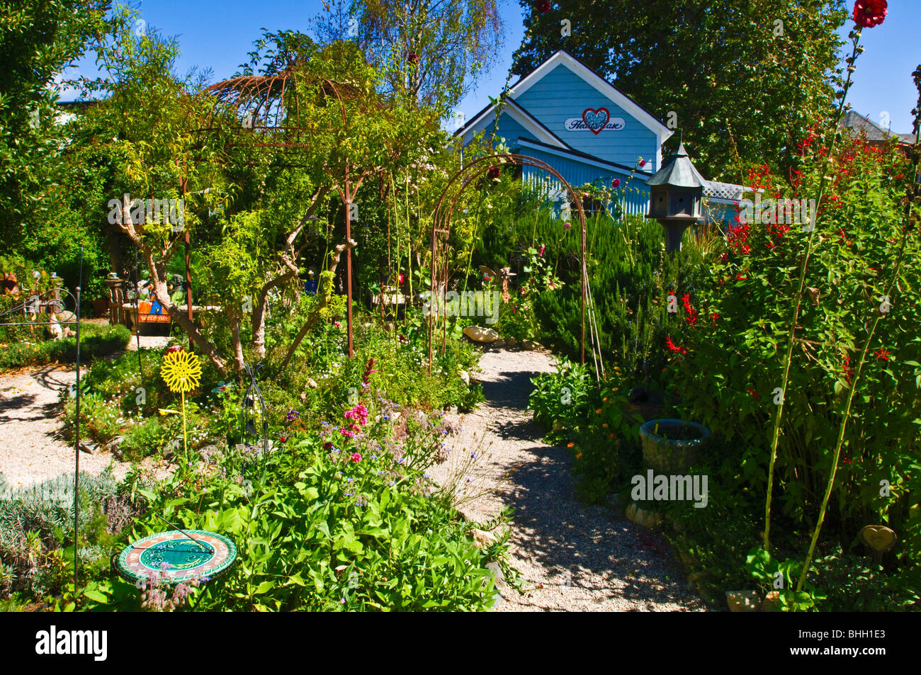 Cuore la facilità del giardino e negozio di articoli da regalo, Cambria, California Foto Stock