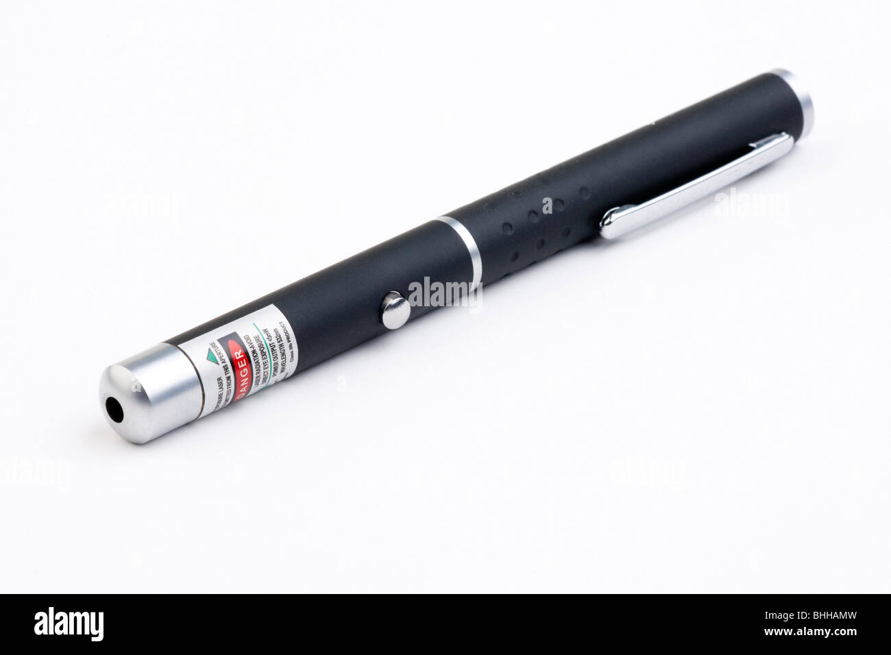 Puntatore laser penna Foto stock - Alamy