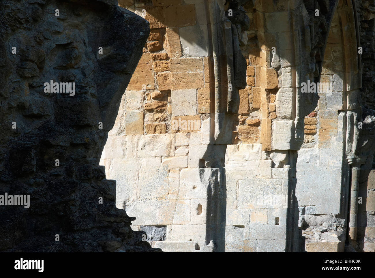 Le rovine della cistercense abbazia di hailes winchcombe gloucestershire England Regno Unito Foto Stock