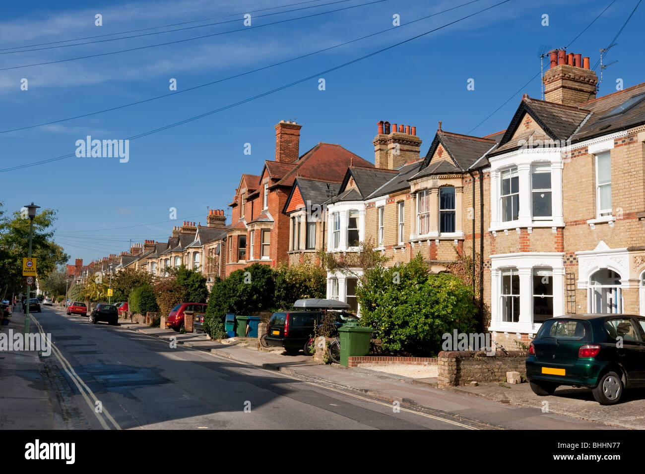 Case inglesi Foto Stock