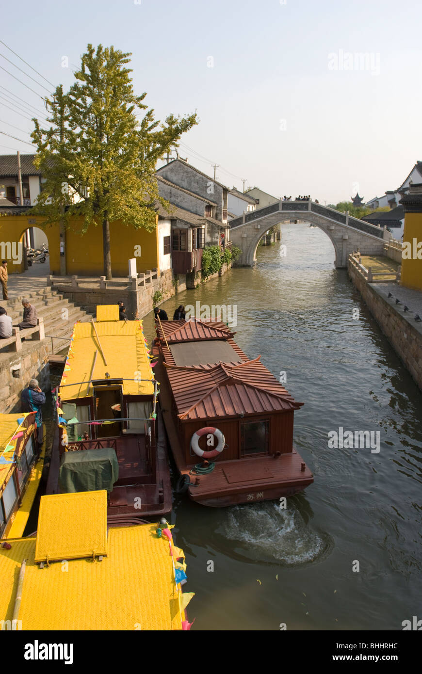 Area storica di Suzhou, provincia dello Jiangsu, Cina e Asia Foto Stock