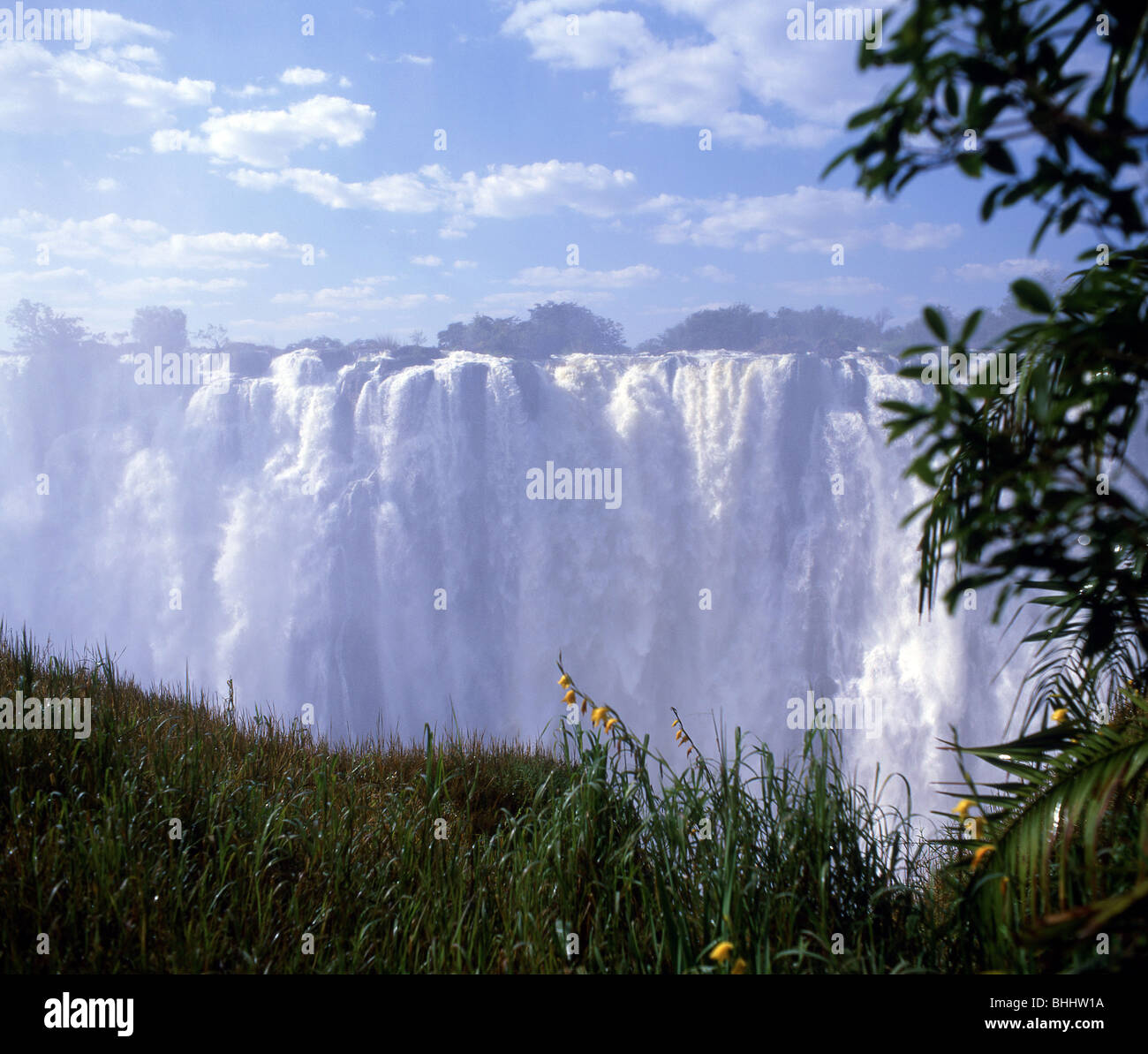 Victoria Falls Livingstone, sud della provincia, Repubblica di Zambia Foto Stock