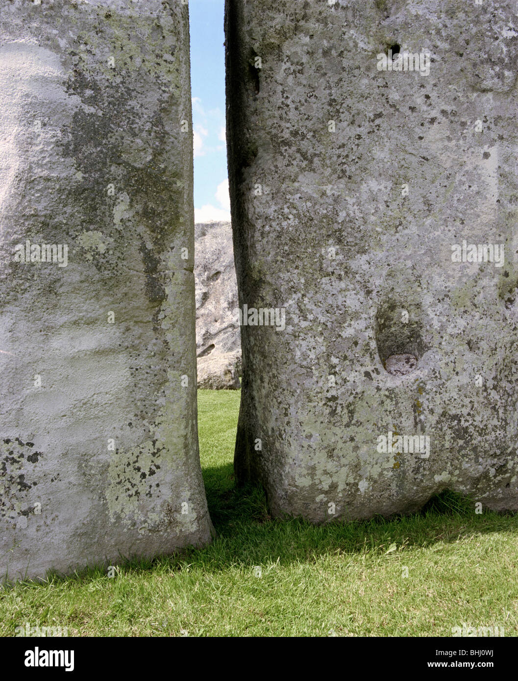 Stonehenge, Amesbury, Wiltshire, 2000. Artista: P Williams Foto Stock