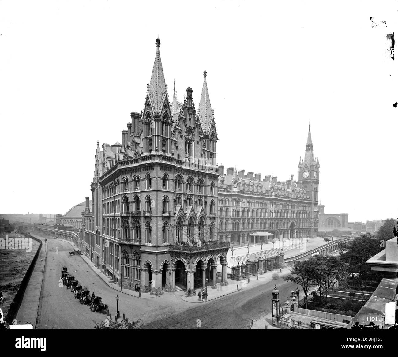 St Pancras Hotel (Midland Grand Hotel), Camden, London. Artista: Bedford Lemere e azienda Foto Stock