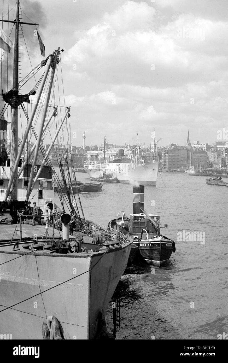 Pool di Londra, C1945-c1965. Artista: SW Rawlings Foto Stock