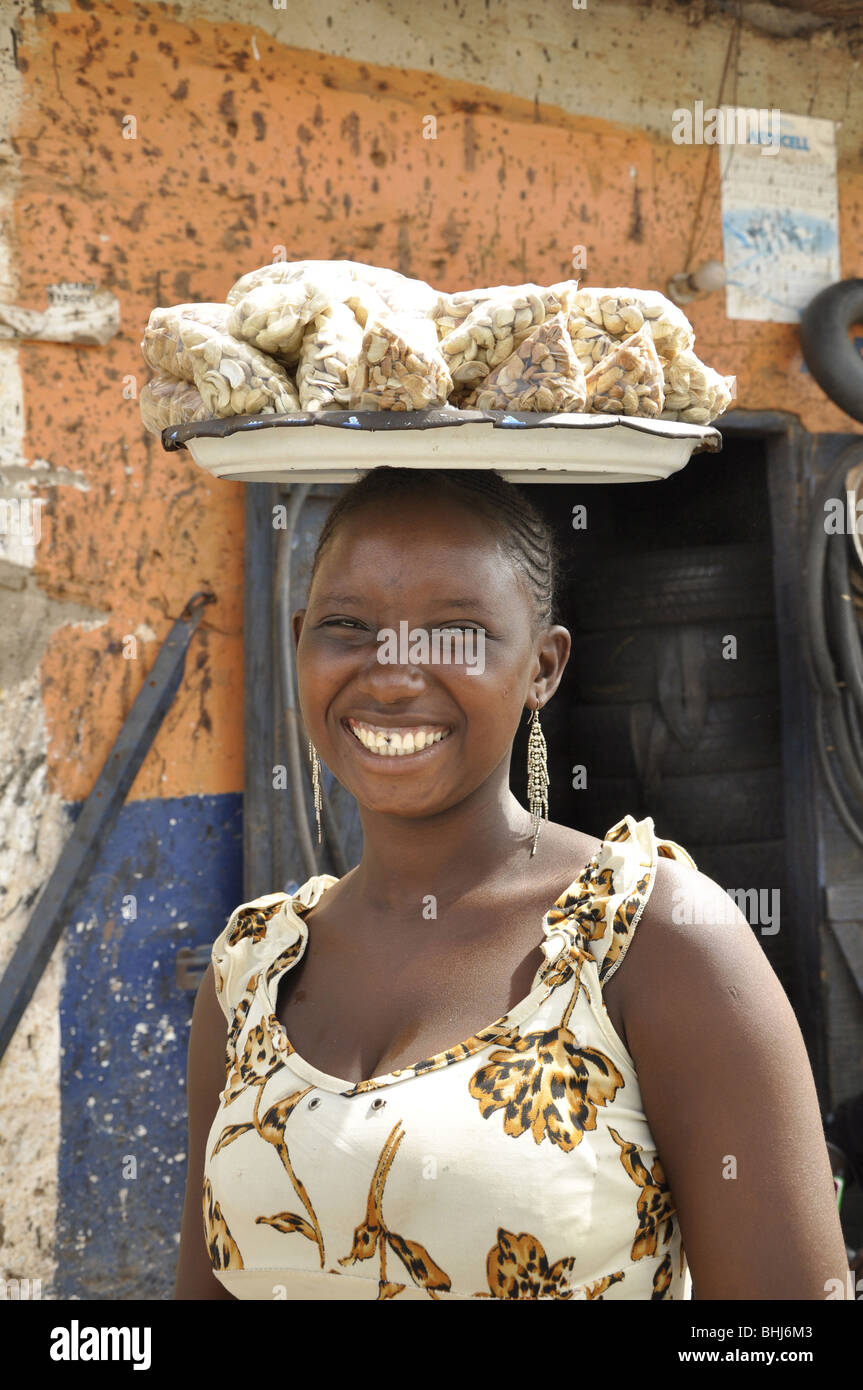 Produzione di arachidi è molto importante per il Gambia Foto Stock