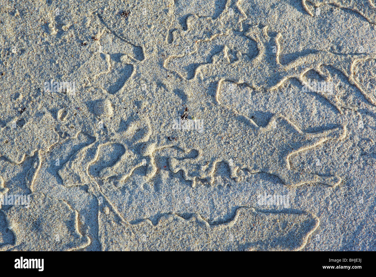 Marea sulla costa occidentale di Harris nelle Ebridi Esterne, Scozia Foto Stock