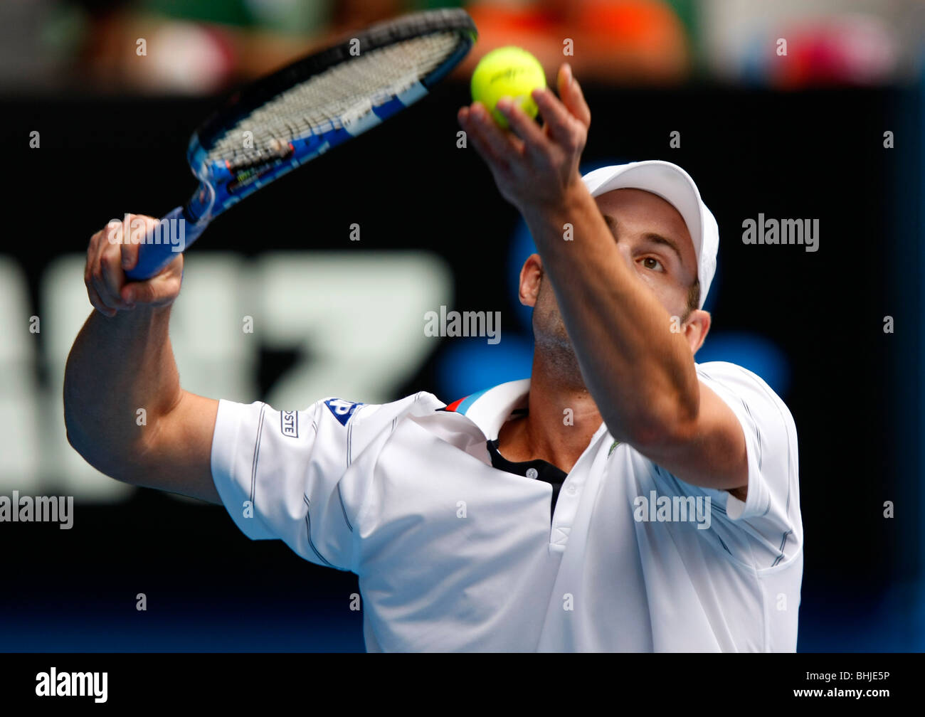 Andy Roddick (USA) presso l'Australian Open 2010 a Melbourne, Australia Foto Stock